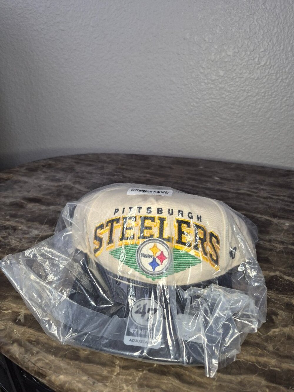 NWT Pittsburgh Steelers Snapback Hat 47 Brand Hitch Pomona Rope NFL Cotton